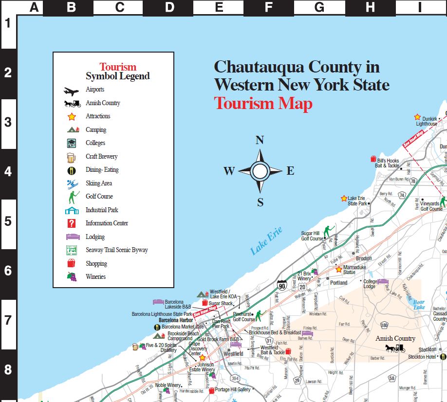 Maps & Guides For Chautauqua County | Chautauqua County Visitors Bureau